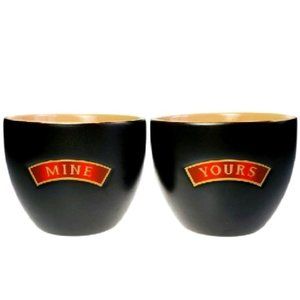 Baileys Irish Cream Yours and Mine Stoneware / Ceramic Cups